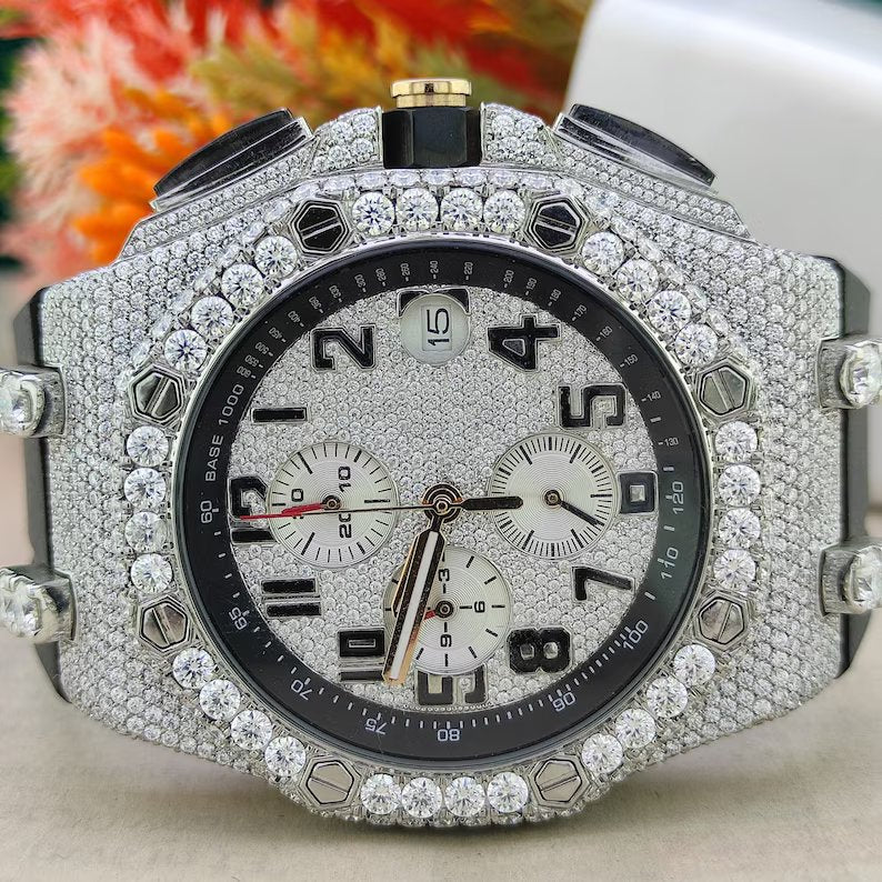 Iced Out Handmade Hip Hop Luxury Watches