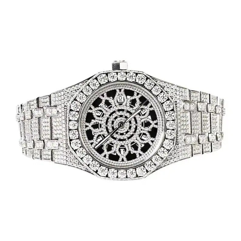 Skeleton AP Hip Hop Luxury Moissanite Diamond Iced Out Watch