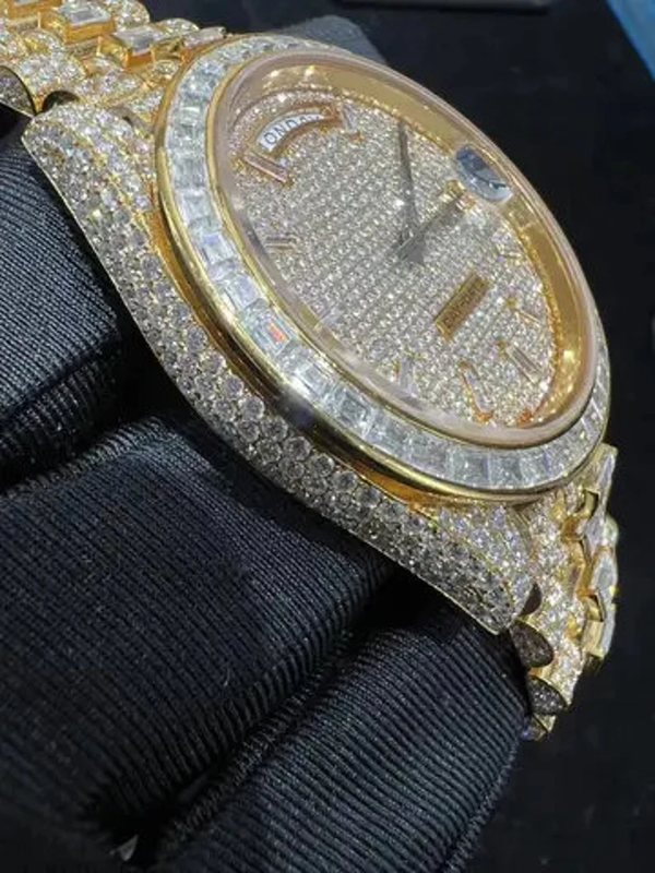 Automatic Movement Hip Hop Luxury Diamond Watches