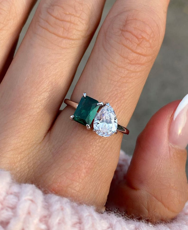 Toi et Moi Engagement Rings Celebrity Rings