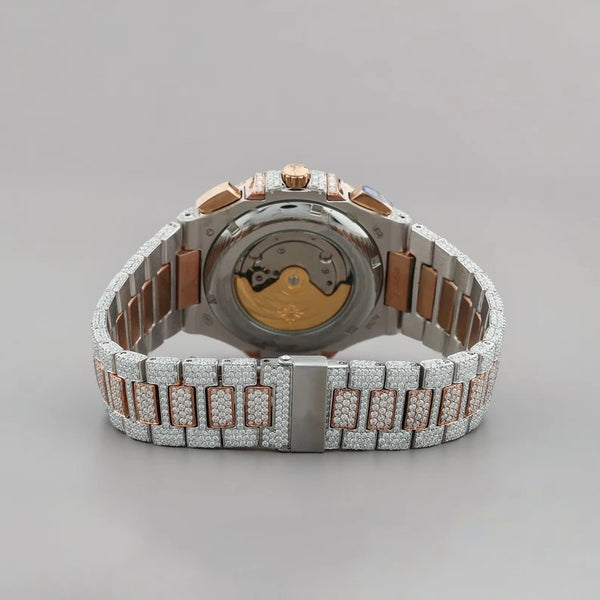 Iced Out Moissanite Diamond Hip Hop Luxury Men's Watch