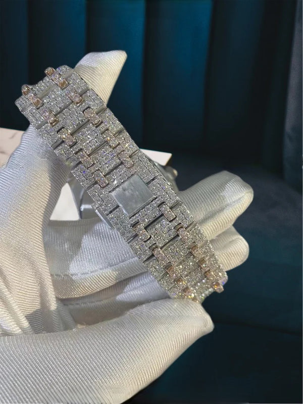 Hip Hop Luxury Diamond Automatic AP Watches For Him