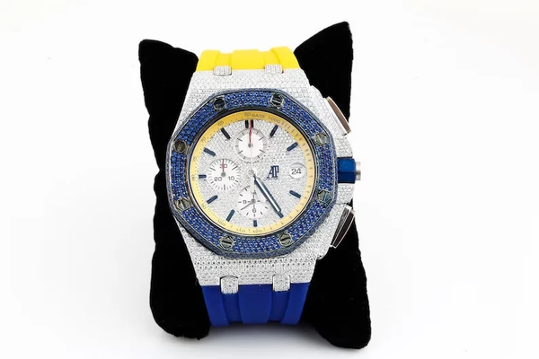 AP Luxury Iced Out Hip Hop Watch for Men's