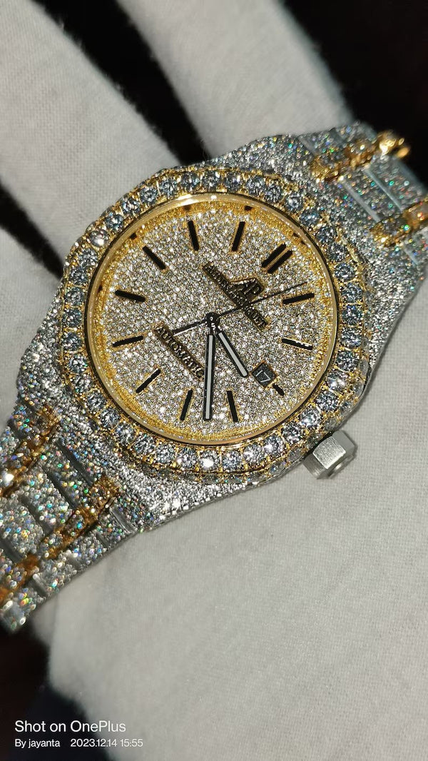 Audemers Piguet (AP) Iced Out Moissanite Diamond Hip Hop Watches