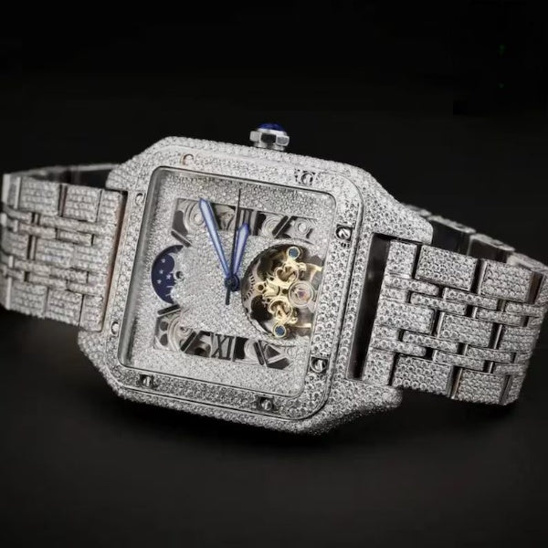 Latest Design Cartier Luxury Hip Hop Men's Watch