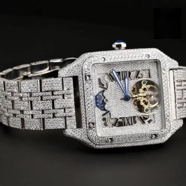 Latest Design Cartier Luxury Hip Hop Men's Watch