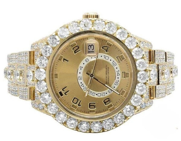 Iced Out Rolex Moissanite Diamond Customized Watch