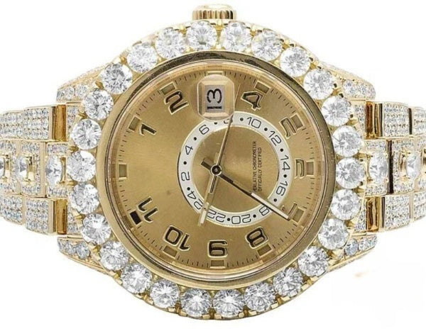 Iced Out Rolex Moissanite Diamond Customized Watch