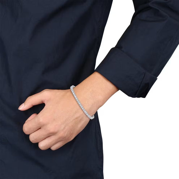 Princess Cut Moissanite Women's Tennis Bracelet