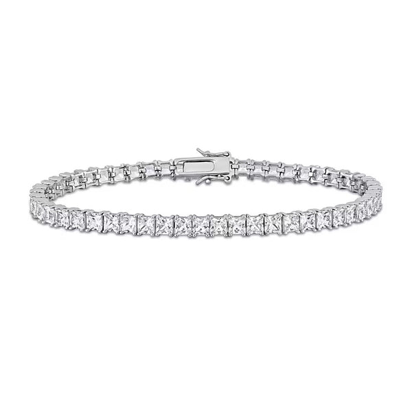 Princess Cut Moissanite Women's Tennis Bracelet