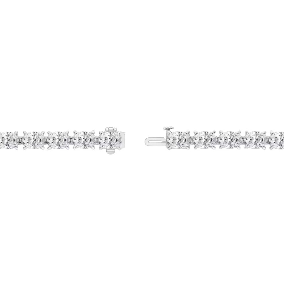 Oval Cut Moissanite Women Bracelet For Anniversary Gift