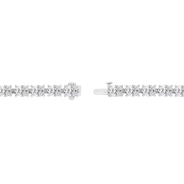 Oval Cut Moissanite Women Bracelet For Anniversary Gift