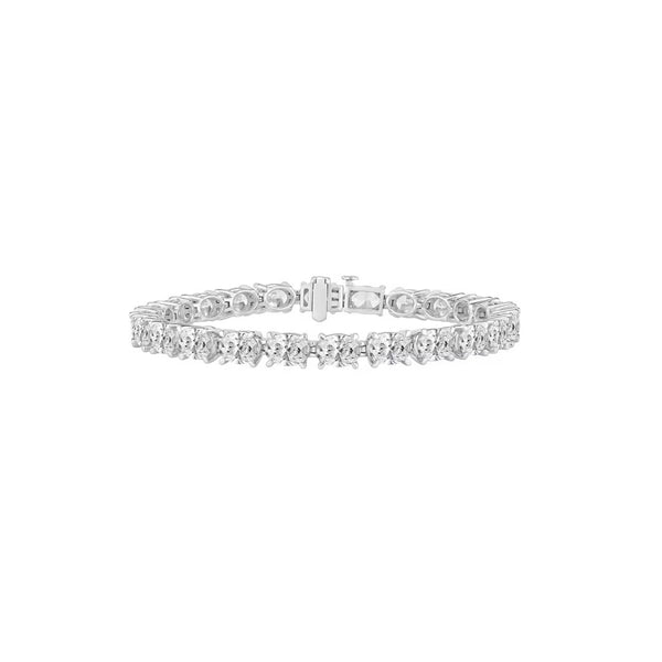 Oval Cut Moissanite Women Bracelet For Anniversary Gift