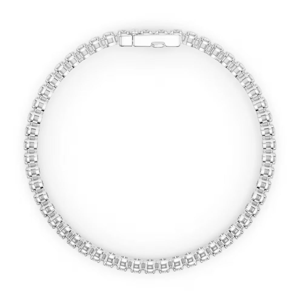 Moissanite Round Cut Women's Bracelet For Anniversary Gift
