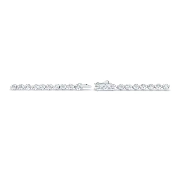 Round Cut Moissanite Tennis Bracelet For Women's