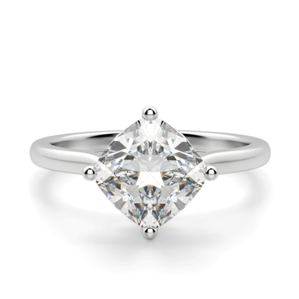 Basket Set Solitaire Ring