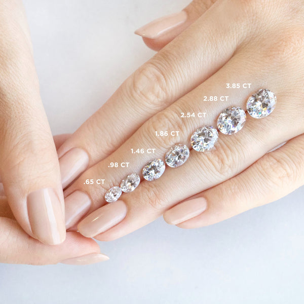 Oval Cut Knife Edge Pave Set Engagement Ring