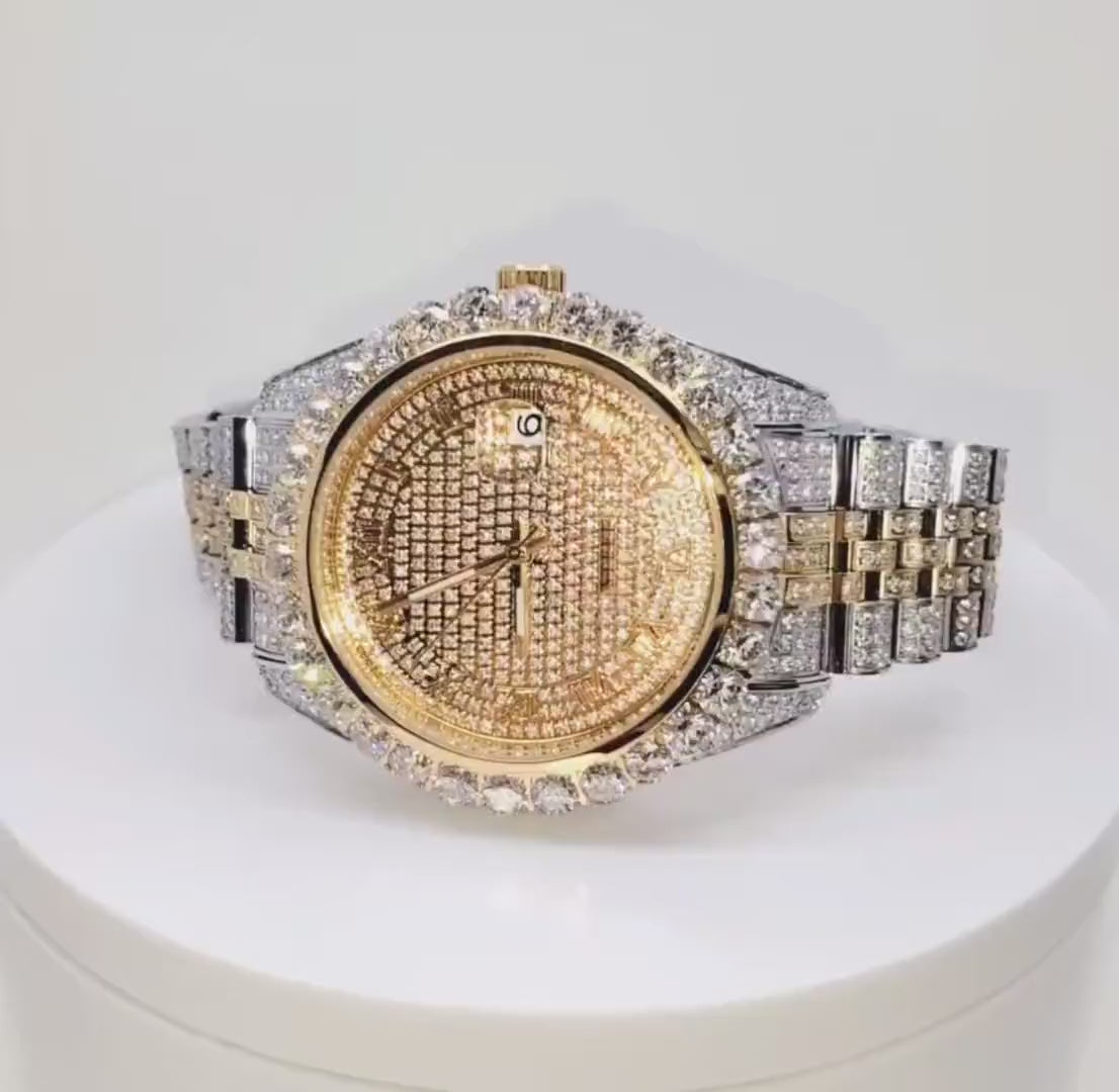 Rolex Moissanite Diamond Customized Watches Hip Hop Luxury Jewelry