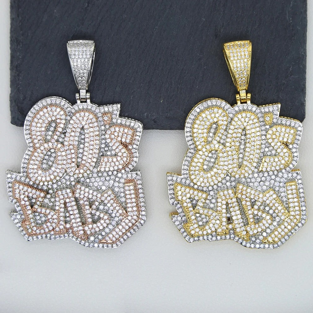 Moissanite Diamond Iced Out Hip Hop Pendant