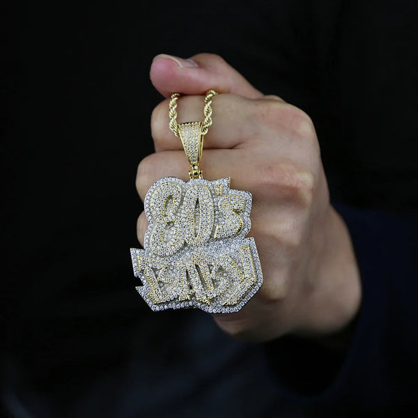 Moissanite Diamond Iced Out Hip Hop Pendant