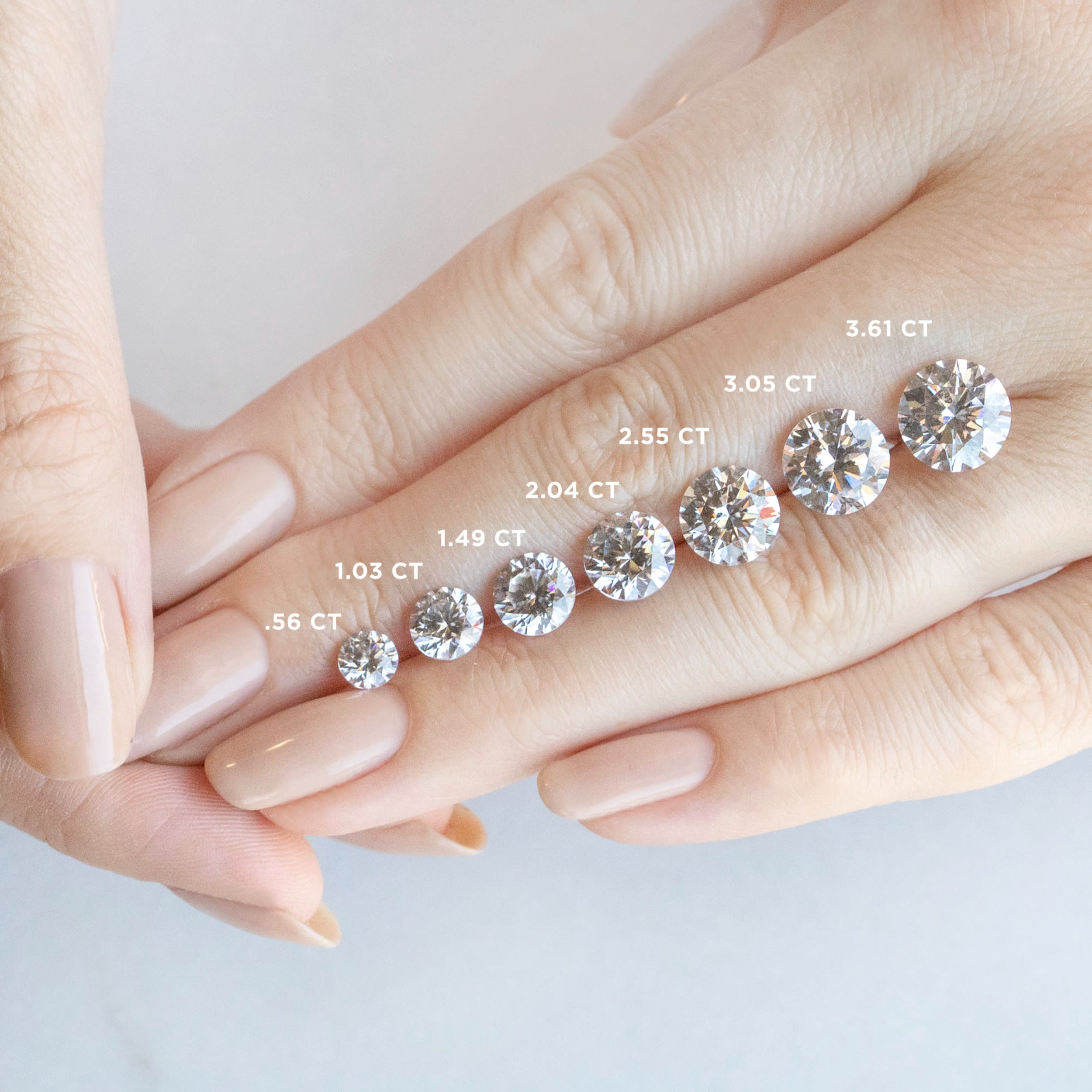 Brilliant Round Cut Solitaire Pave Set Moissanite Engagement Ring
