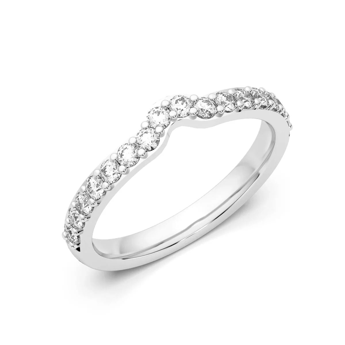 Emerald Cut Five Stone Wedding Anniversary Band for Women