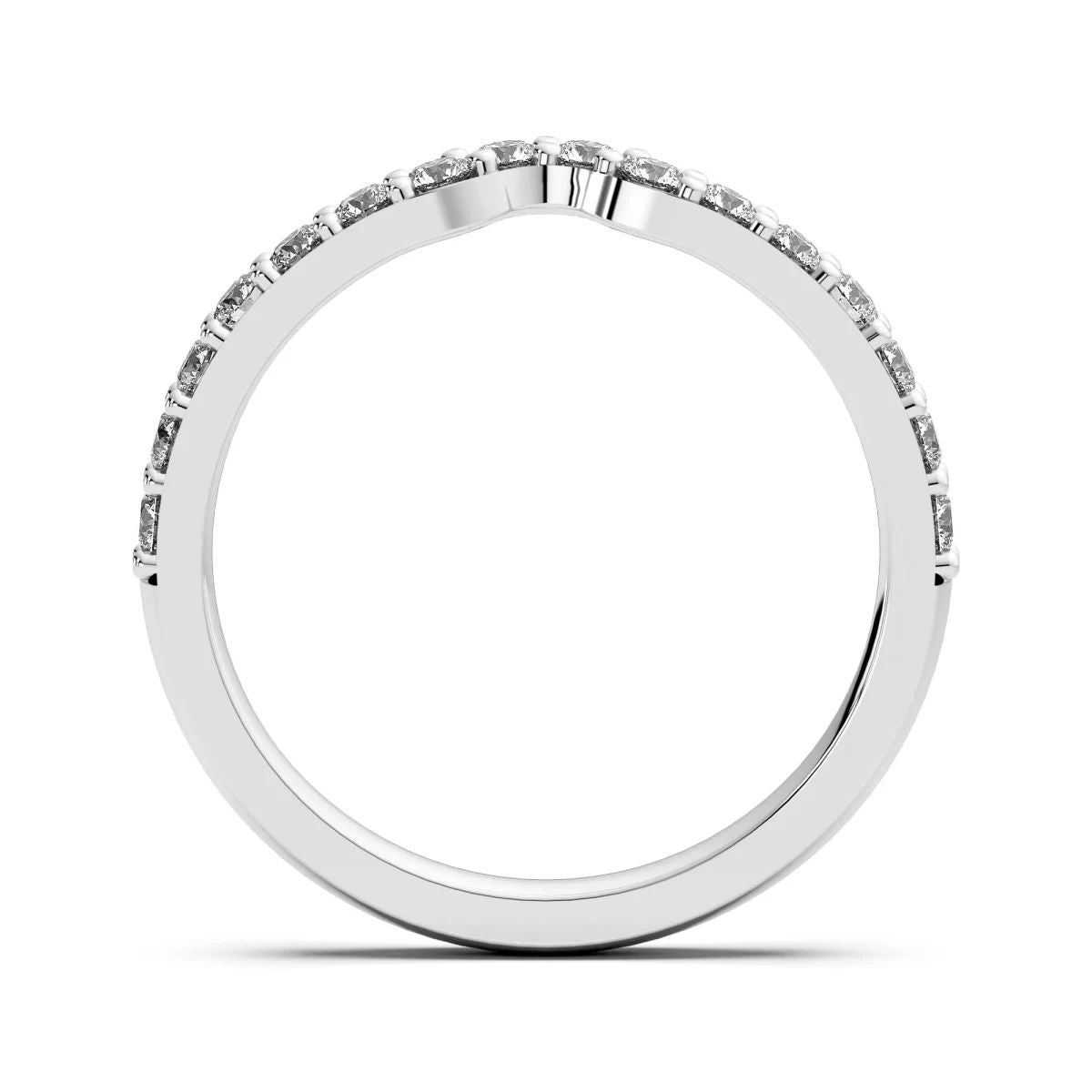 Emerald Cut Five Stone Wedding Anniversary Band for Women