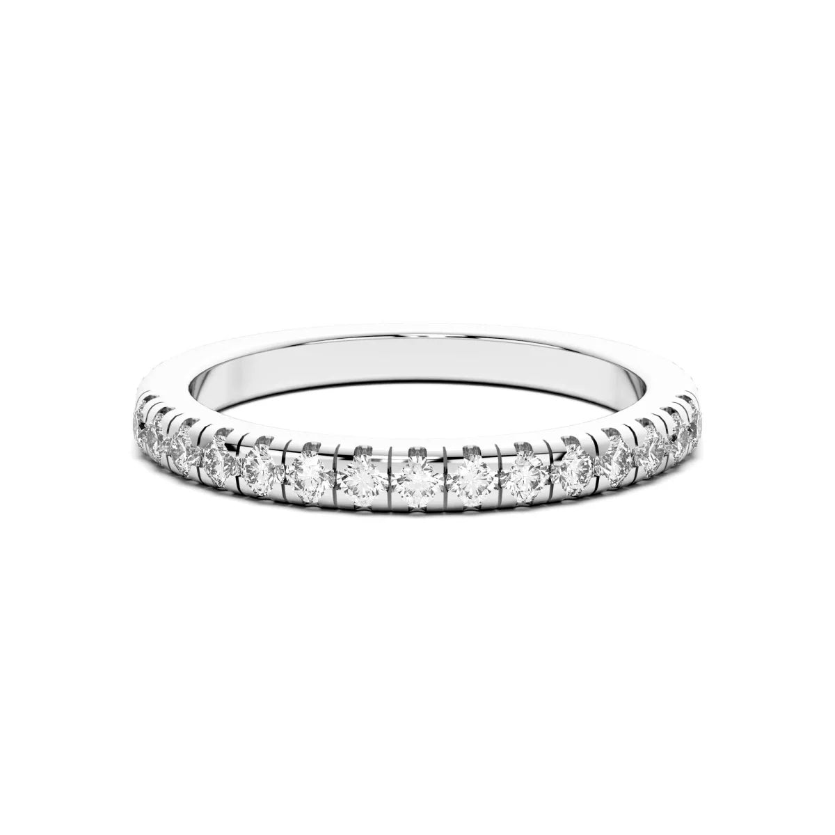 Round Cut Classic Wedding Band for Women