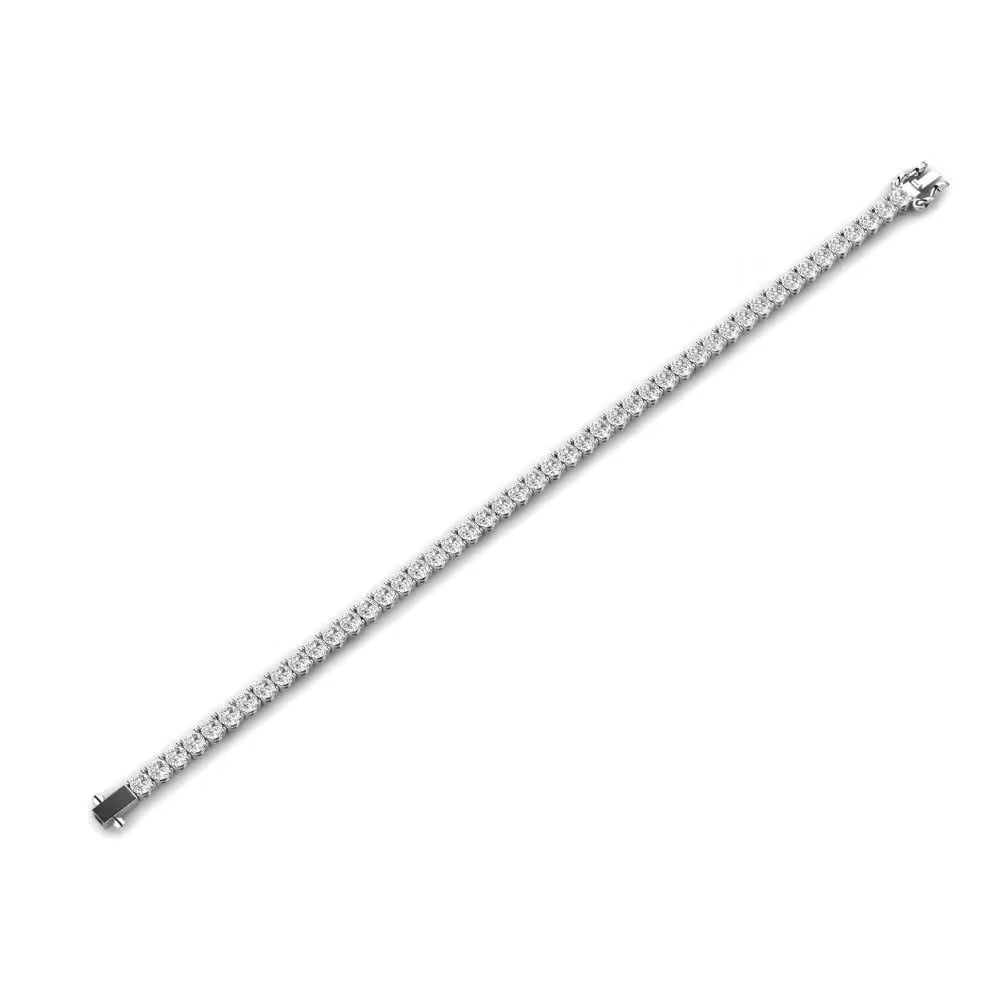 VVS1 Moissanite Round Cut Tennis Bracelet For Women
