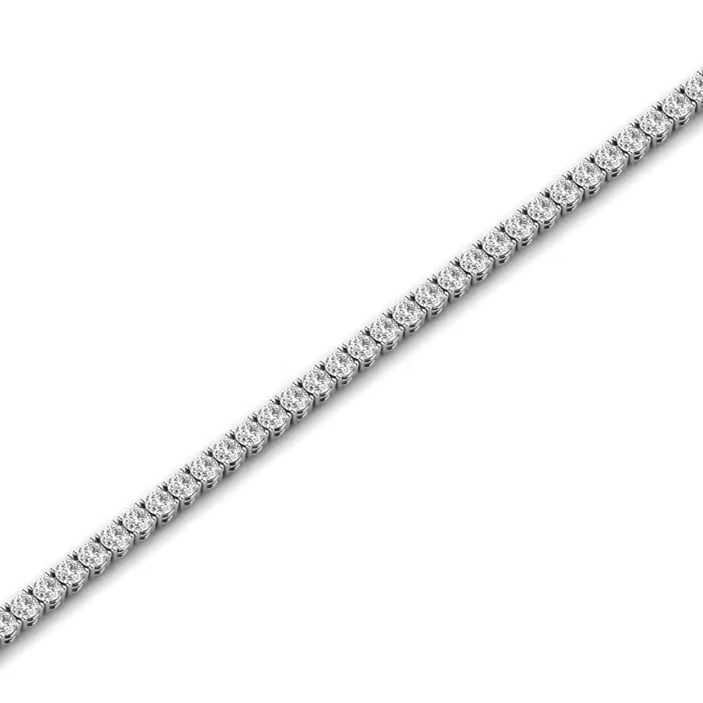VVS1 Moissanite Round Cut Tennis Bracelet For Women