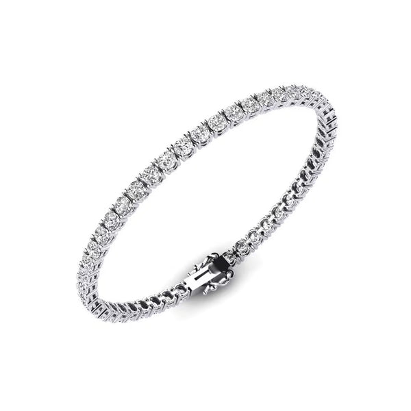 VVS1 Moissanite Round Cut Tennis Bracelet For Women
